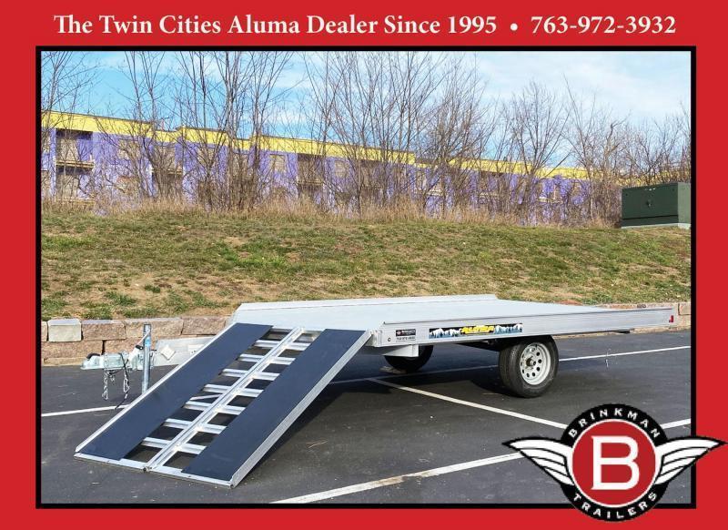 Aluma 8612DH Aluminum Snowmobile ATV Trailer! Aluma 8612DH Aluminum Snowmobile ATV Trailer!
