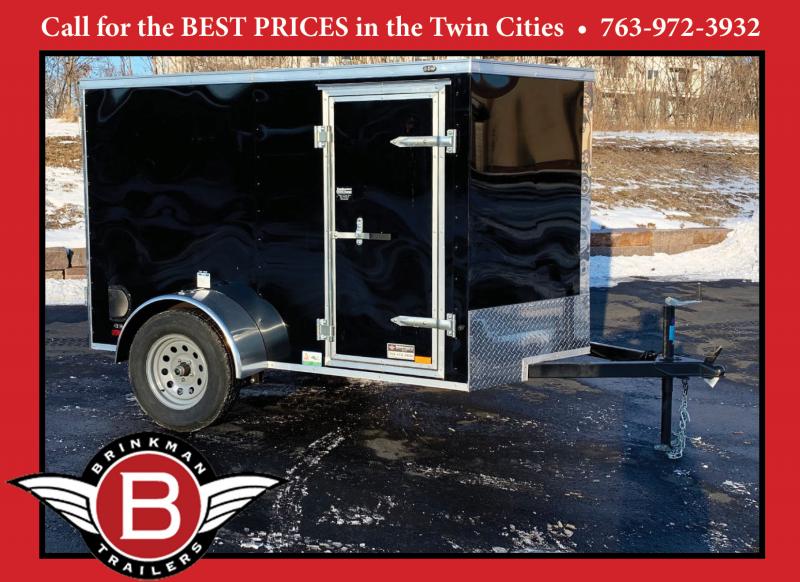 Continental Cargo 5x8 Enclosed Trailer - Rear Ramp Door! Continental Cargo 5x8 Enclosed Trailer - Rear Ramp Door!