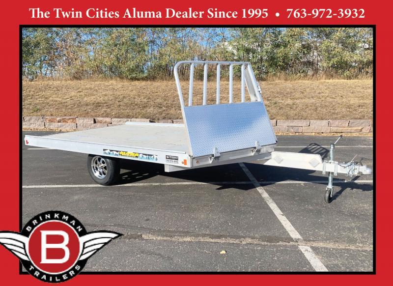 Aluma 8612D Snowmobile/ATV Trailer 2 Place Snowmobile Trailer