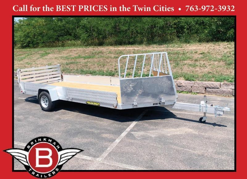 Aluma 8114 SR (81x14) Aluminum ATV Trailer - Side Ramps! | Near Me
