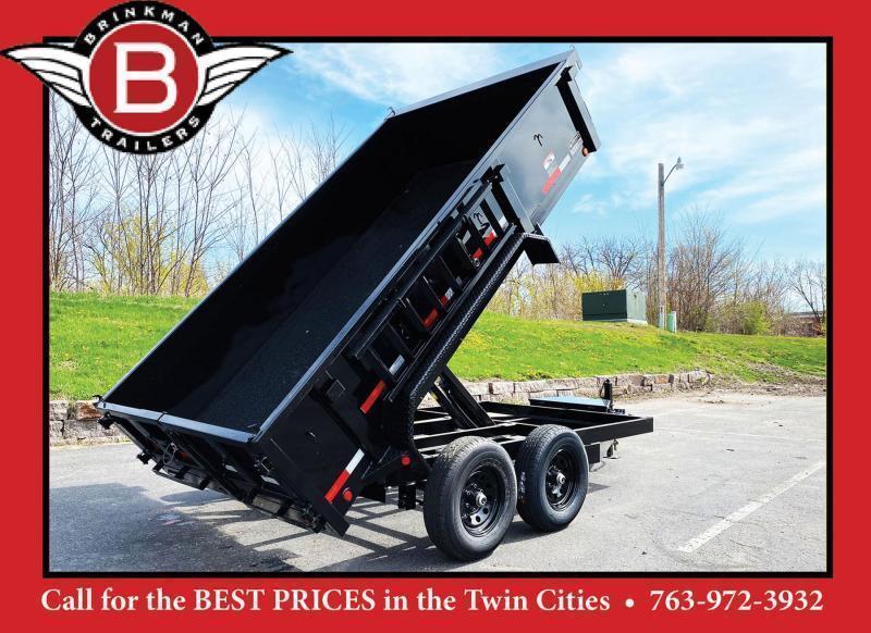 Heavy Duty Top Hat 77x12 Dump Trailer 9,990 GVWR w/Scissor Lift