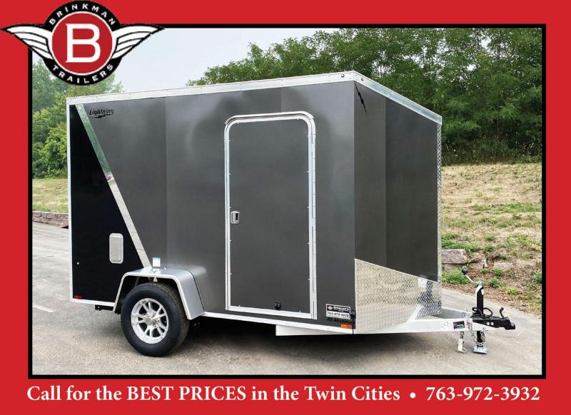 Lightning 6x10 Enclosed Aluminum Cargo Trailer - 6'9" Int. - Rear Ramp! Lightning 6x10 Enclosed Aluminum Cargo Trailer - 6'9" Int. - Rear Ramp!