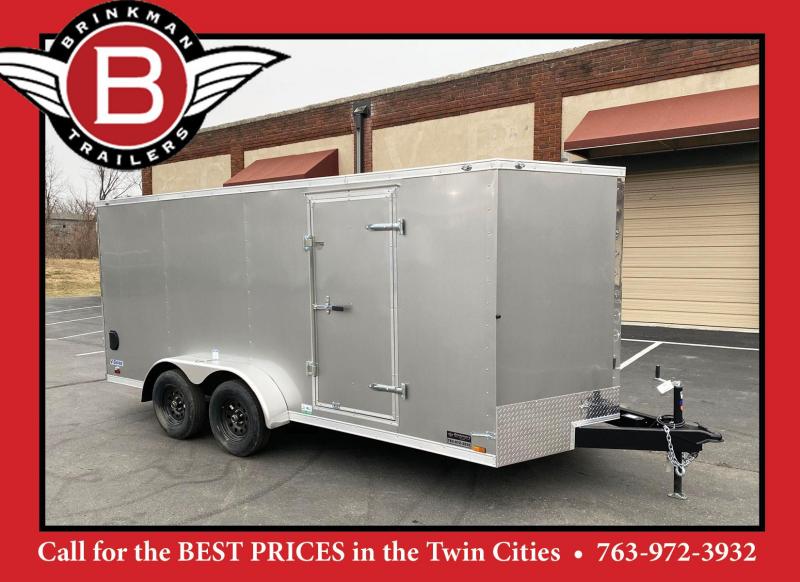 Continental Cargo 7x16 V-Nose Enclosed Cargo Trailer - Rear Ramp Continental Cargo 7x16 V-Nose Enclosed Cargo Trailer - Rear Ramp