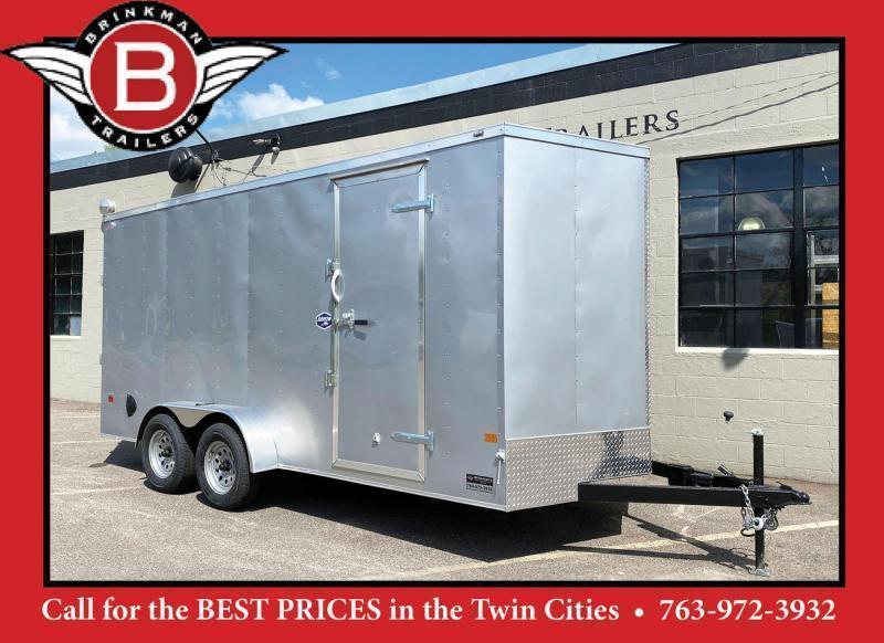 American Hauler 7x16 Enclosed Trailer 7' Interior Rear Ramp Door