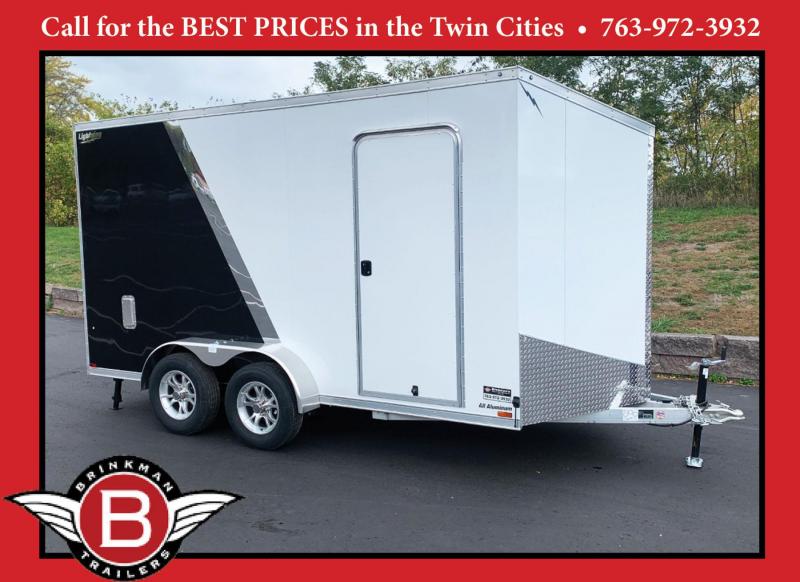 Lightning 7x14 Enclosed Aluminum Cargo Trailer - 7'3" Int. - Rear Ramp! Lightning 7x14 Enclosed Aluminum Cargo Trailer - 7'3" Int. - Rear Ramp!