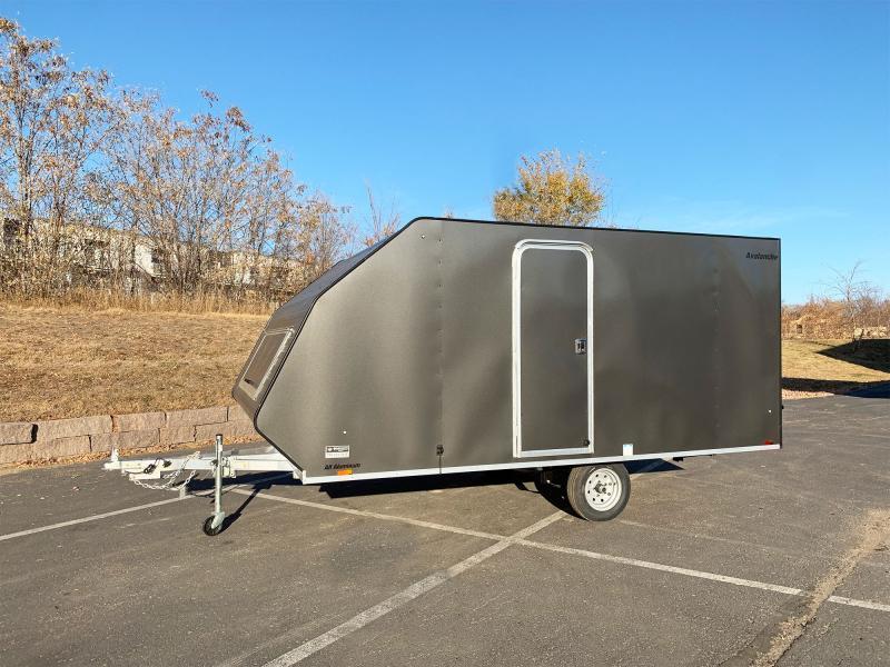 Lightning 8.5x13 Aluminum Enclosed TwoPlace Snowmobile Trailer with
