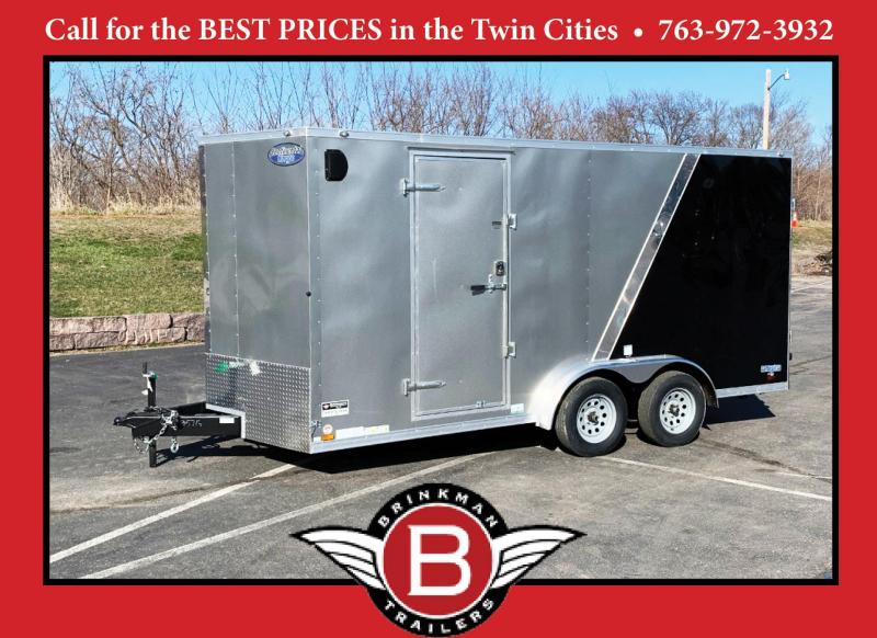Continental 7.5x16 Enclosed Trailer - 7' Int. - Rear Ramp! Continental 7.5x16 Enclosed Trailer - 7' Int. - Rear Ramp!