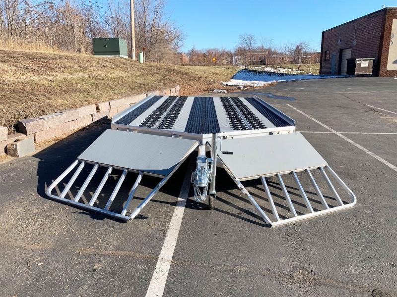 Aluma 8612D Snowmobile/ATV Trailer 2 Place Snowmobile TrailerDrive