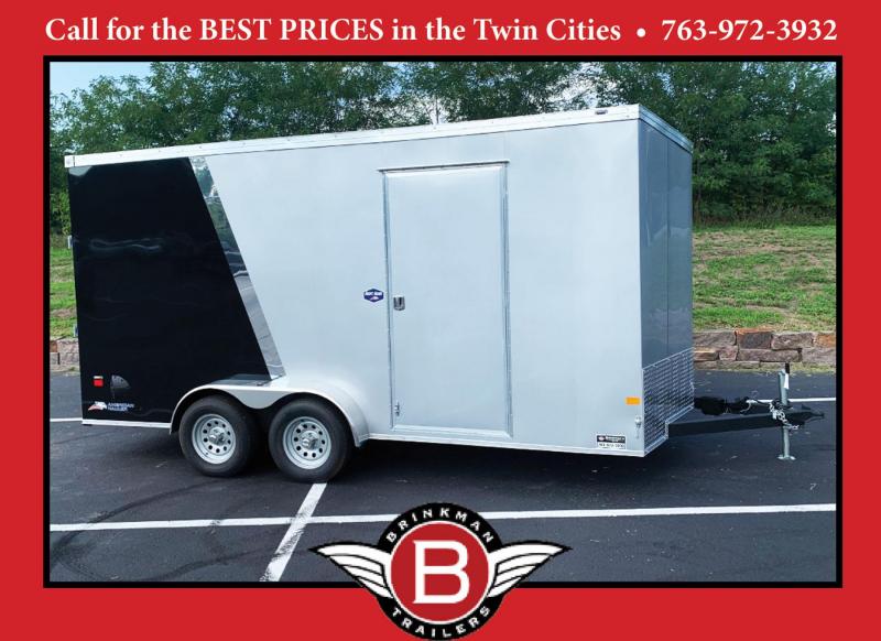NightHawk American Hauler 7x16 Enclosed Trailer - 7'6" Int. - 16" O/C! NightHawk American Hauler 7x16 Enclosed Trailer - 7'6" Int. - 16" O/C!