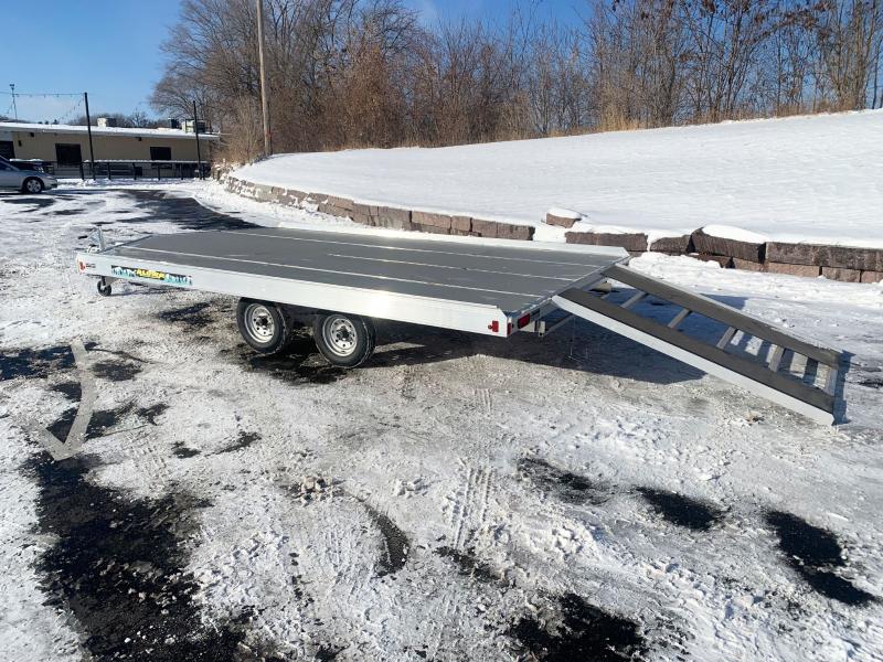 Aluma 8614D Snowmobile/ATV Trailer 3 Place Snowmobile Trailer
