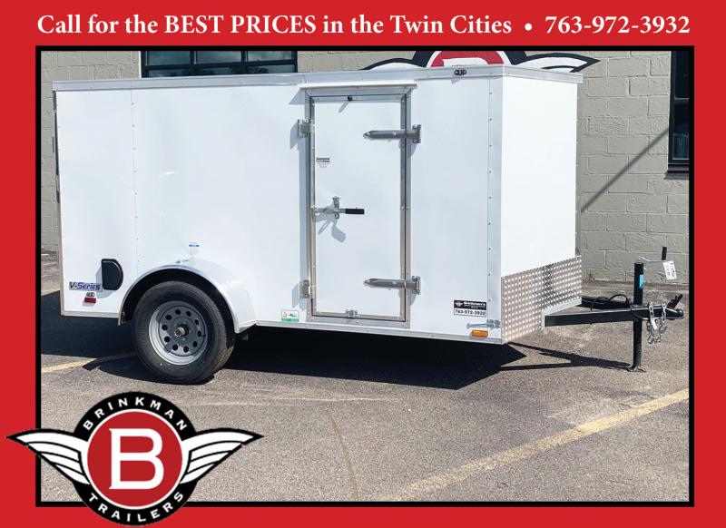 Continental Cargo 5.5x10 Enclosed Trailer Rear Ramp Door! Brinkman