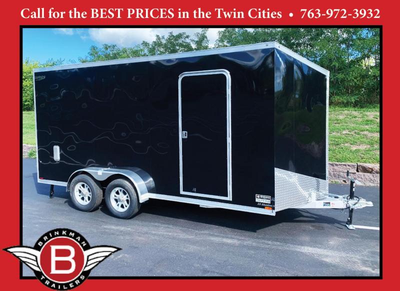 Lightning 7x16 Aluminum Enclosed Trailer - 7'3" Int. - Rear Ramp! Lightning 7x16 Aluminum Enclosed Trailer - 7'3" Int. - Rear Ramp!