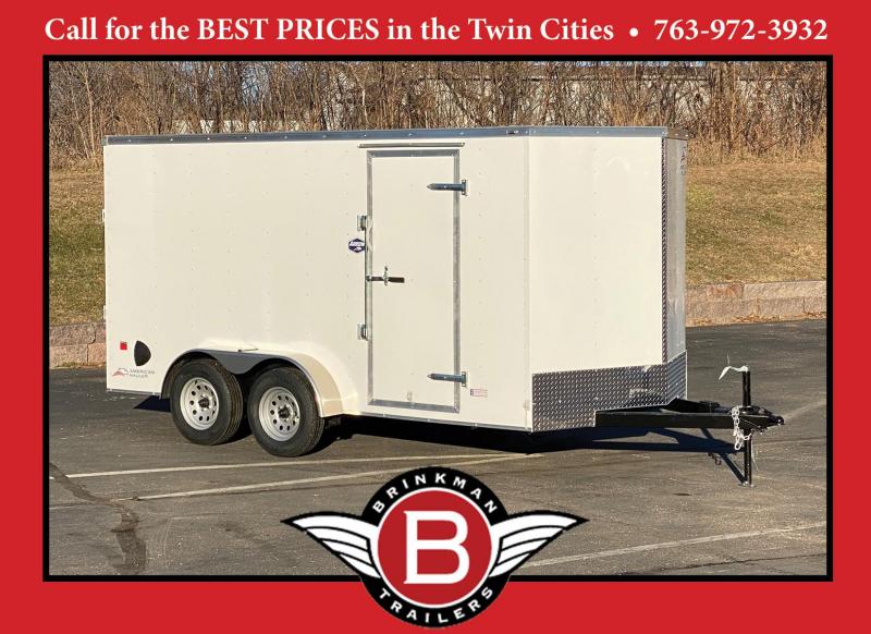 American Hauler 7x14 Enclosed Trailer 6'6" Interior - Ramp- HOT PRICE American Hauler 7x14 Enclosed Trailer 6'6" Interior - Ramp- HOT PRICE