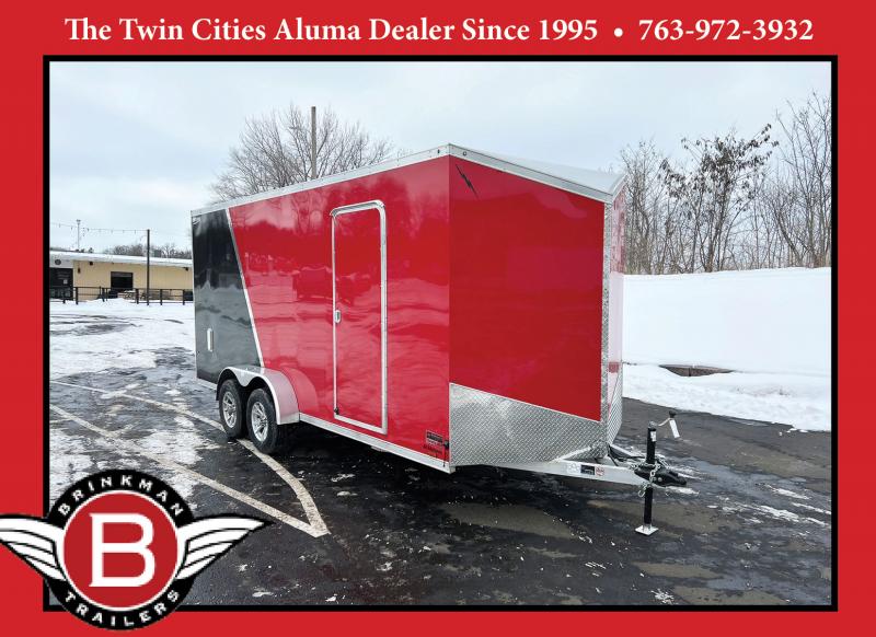 Lightning 7x18 Aluminum Enclosed Trailer - 7'3" Int. - Rear Ramp! Lightning 7x18 Aluminum Enclosed Trailer - 7'3" Int. - Rear Ramp!