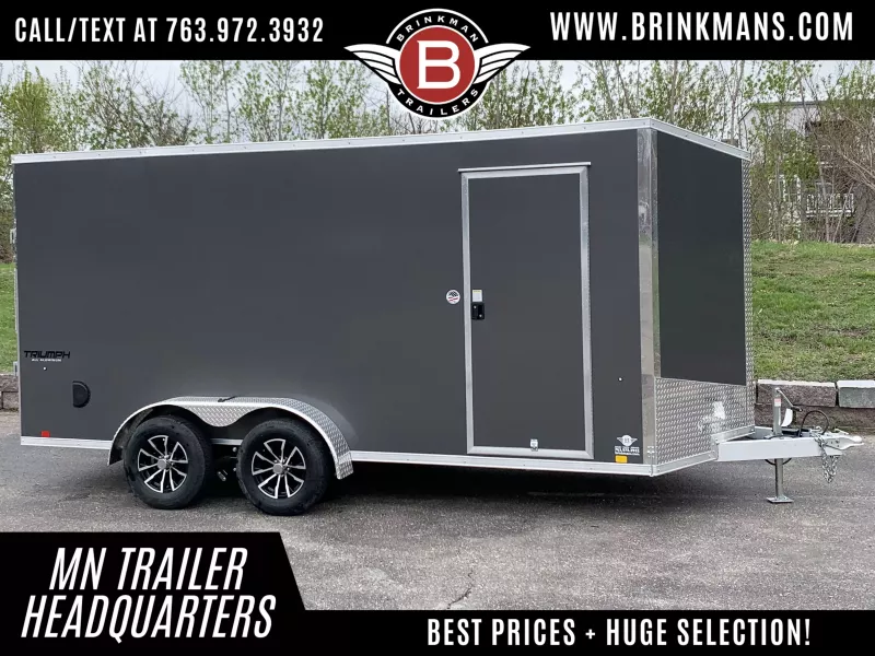 Formula 7x16 Triumph Enclosed Aluminum Trailer - 7' Int. - Rear ramp door bTtej21r624k