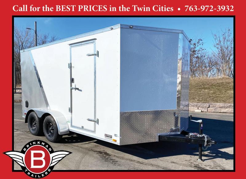 Continental Cargo 7x14 V-Enclosed Cargo Trailer - Rear Ramp - 6'6" Interior Continental Cargo 7x14 V-Enclosed Cargo Trailer - Rear Ramp - 6'6" Interior