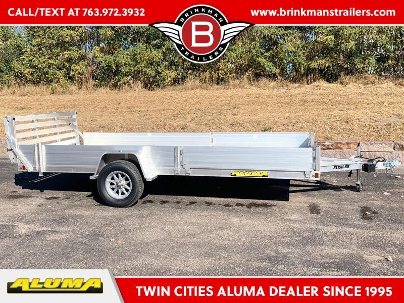Aluma 8115H SR Aluminum ATV Trailer - Bi-Fold Ramp!