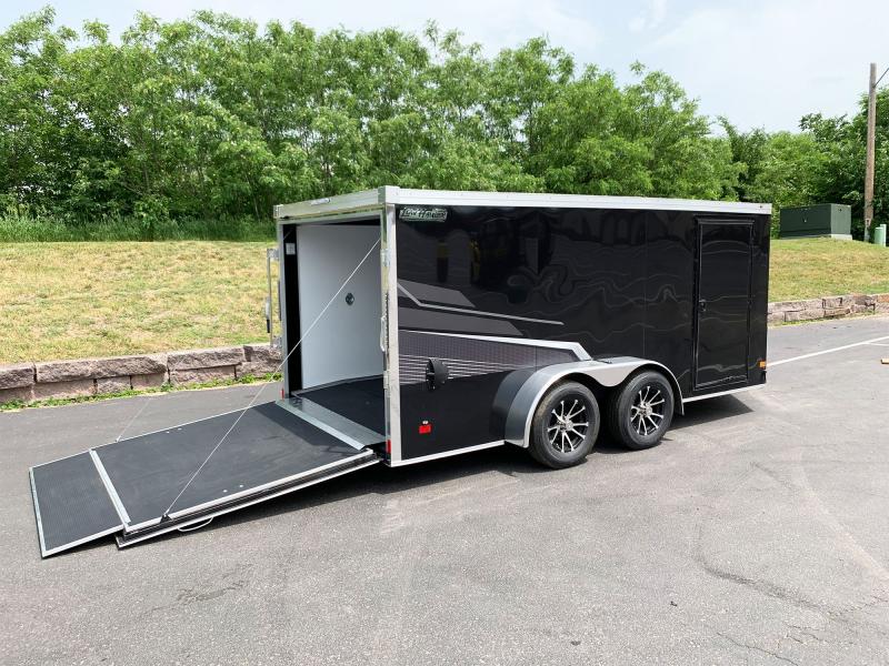 CLEARANCE Haulmark Low hauler 7x14 Enclosed Motorcycle trailer