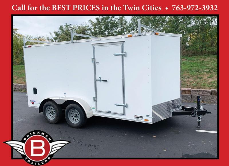 Continental Cargo 7x14 Contractor Trailer - 6'2" Int. - Dbl Rear Doors! Continental Cargo 7x14 Contractor Trailer - 6'2" Int. - Dbl Rear Doors!