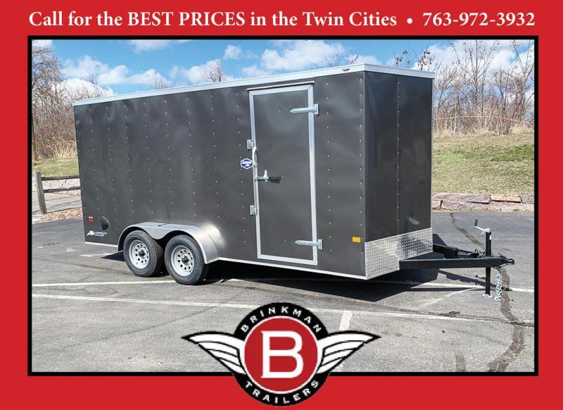 American Hauler 7x16 Enclosed Trailer - 7' Int. - Rear Ramp! American Hauler 7x16 Enclosed Trailer - 7' Int. - Rear Ramp!