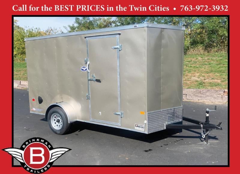 American Hauler 6x12 Cargo Enclosed Trailer - 6'6" Int. - Rear Ramp! American Hauler 6x12 Cargo Enclosed Trailer - 6'6" Int. - Rear Ramp!