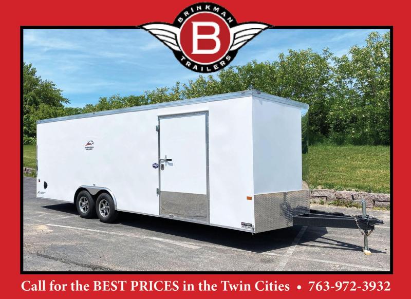 American Hauler 8.5 x 24 Enclosed Car Trailer - 7' Interior - UPGRADES! American Hauler 8.5 x 24 Enclosed Car Trailer - 7' Interior - UPGRADES!
