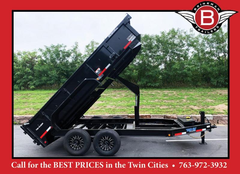 Heavy Duty Top Hat 7x14 Dump Trailer - 14,000# GVWR w/ Scissor Lift/ Tarp System! Heavy Duty Top Hat 7x14 Dump Trailer - 14,000# GVWR w/ Scissor Lift/ Tarp System!