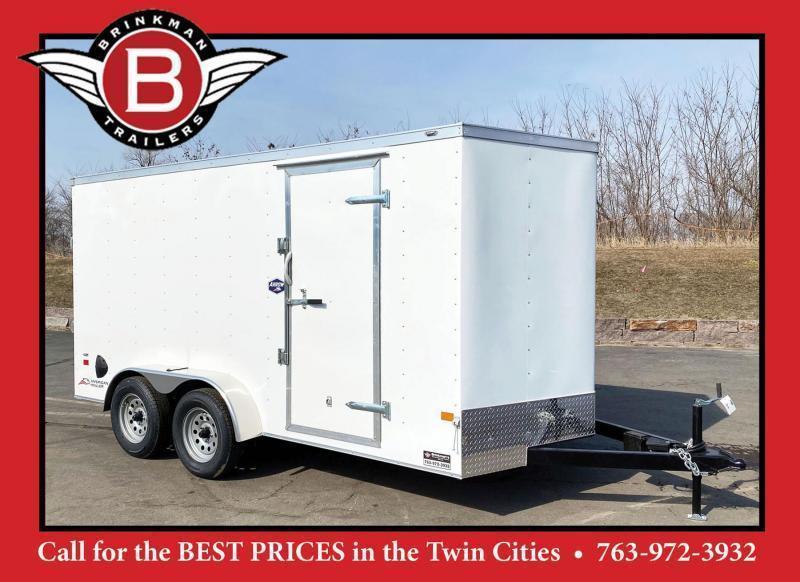 Continental Cargo 6x12 Enclosed Trailer Rear Ramp Door 6' Int