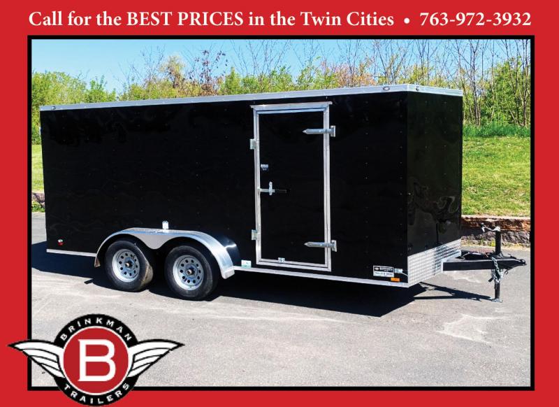 Continental Cargo 7x16 Enclosed Trailer - Rear Ramp! Continental Cargo 7x16 Enclosed Trailer - Rear Ramp!