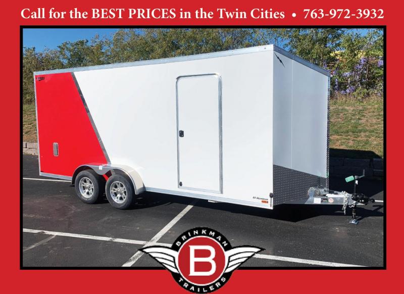Lightning 7x18 Aluminum Enclosed Trailer - 7'3" Int. - Rear Ramp! Lightning 7x18 Aluminum Enclosed Trailer - 7'3" Int. - Rear Ramp!