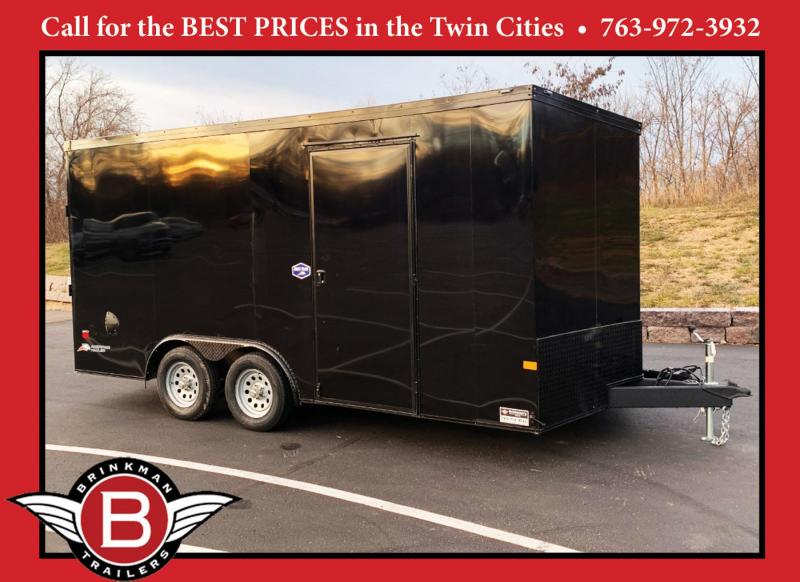 American Hauler Phantom 8.5x16 Cargo Trailer - 7' Int. - Black Out Pkg! American Hauler Phantom 8.5x16 Cargo Trailer - 7' Int. - Black Out Pkg!