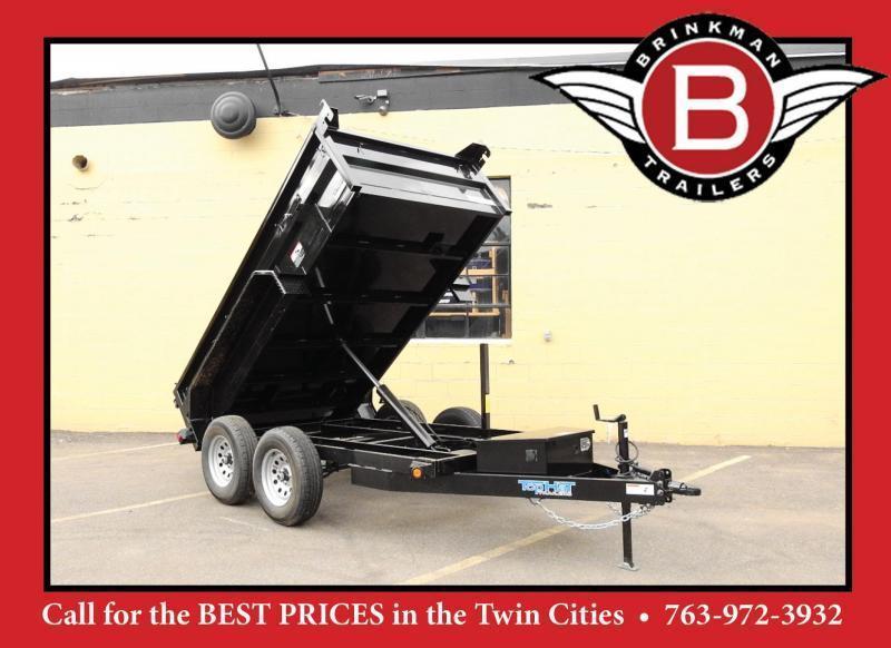 Top Quality Top Hat 5x10 Dump Trailer 7000 GVWR Single Cylinder