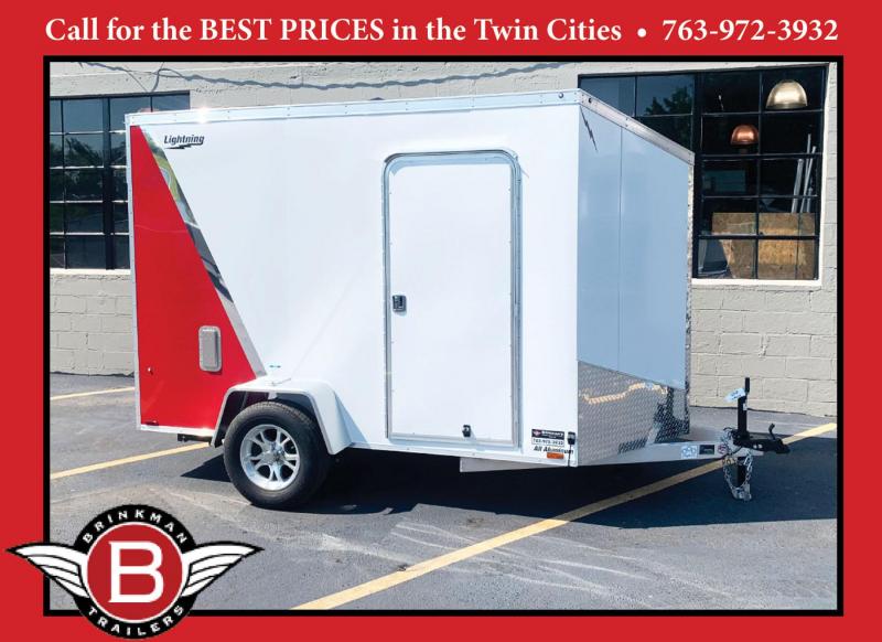 Lightning 6 x 10 Enclosed Aluminum Cargo Trailer 6'9" Int. Rear Ramp! Near Me