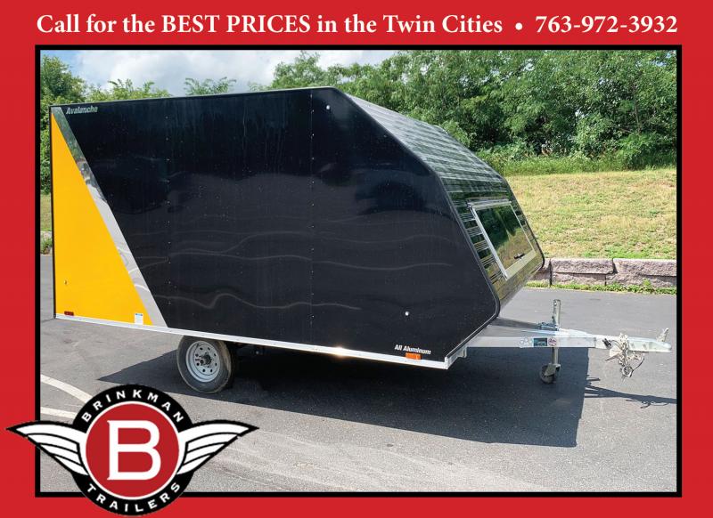 Lightning 8.5x11 Aluminum Enclosed Two-Place Snowmobile Trailer with Ramp! Lightning 8.5x11 Aluminum Enclosed Two-Place Snowmobile Trailer with Ramp!