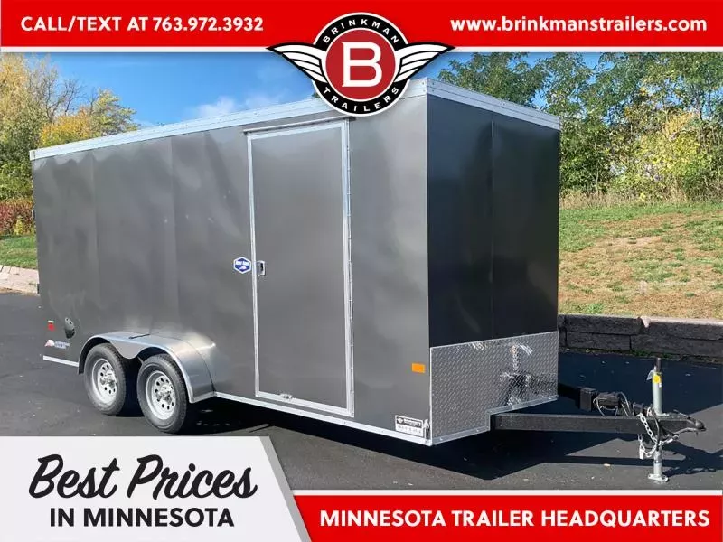 Deluxe American Hauler 7x16 Enclosed Trailer  - Rear Ramp! RP7g9owiif3d