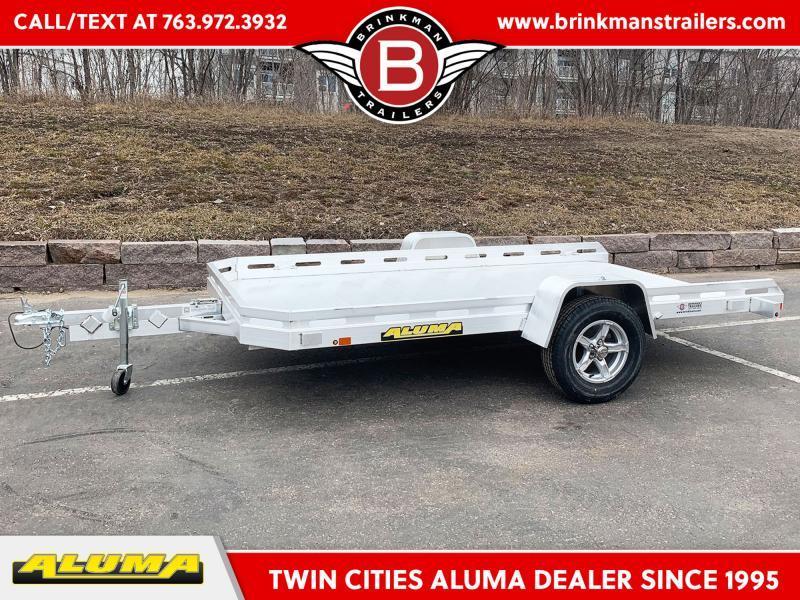 Aluma 7712H-Tilt Bed Aluminum Trailer - LIFETIME LICENSE!