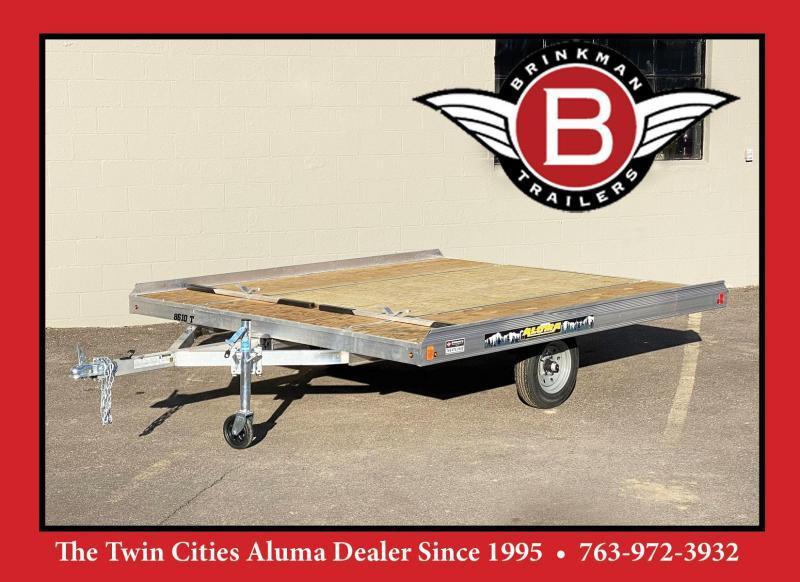 Aluma 8610 T (8.5 x 10) Aluminum 2-Place Tilt Bed Snowmobile Trailer Aluma 8610 T (8.5 x 10) Aluminum 2-Place Tilt Bed Snowmobile Trailer