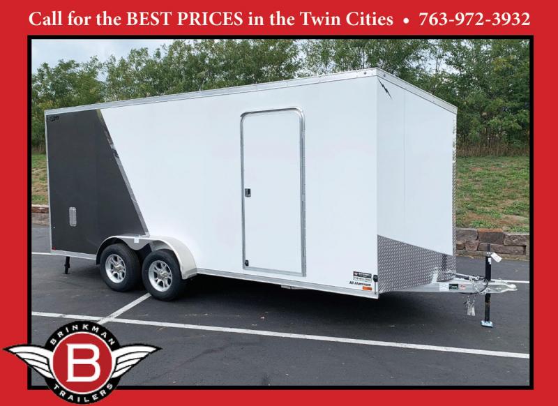 Lightning 7x18 Enclosed Aluminum Cargo Trailer - 7'3" Int. - Rear Ramp! Lightning 7x18 Enclosed Aluminum Cargo Trailer - 7'3" Int. - Rear Ramp!