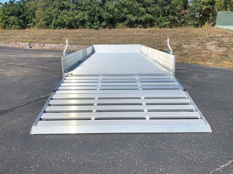 Aluma 8115 SR Tandem Axle Aluminum ATV Trailer - Bi-Fold Ramp! in ...