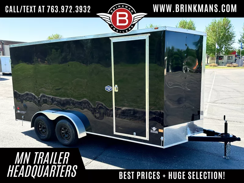 American Hauler 7x16 Tandem Enclosed Cargo Trailer - Double Rear Doors x6eAwCalwjv1