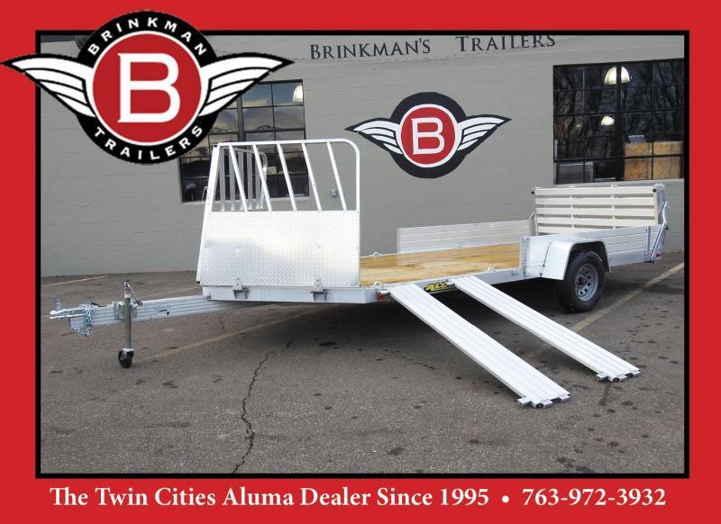 Aluma 8114 SRW Aluminum ATV/Snowmobile Utility Trailer w/Front Ramp! Aluma 8114 SRW Aluminum ATV/Snowmobile Utility Trailer w/Front Ramp!