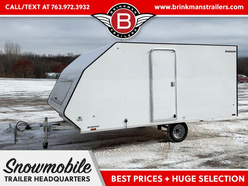 Lightning 8.5x13 Aluminum Enclosed Two-Place Snowmobile Trailer