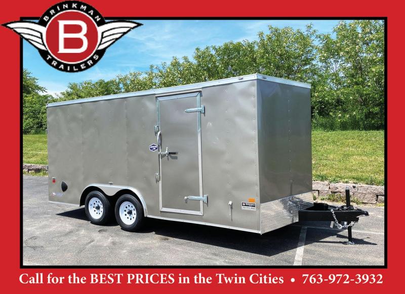 American Hauler 8.5x16 Enclosed Car Trailer - 6'6" Int. - Rear Ramp! American Hauler 8.5x16 Enclosed Car Trailer - 6'6" Int. - Rear Ramp!