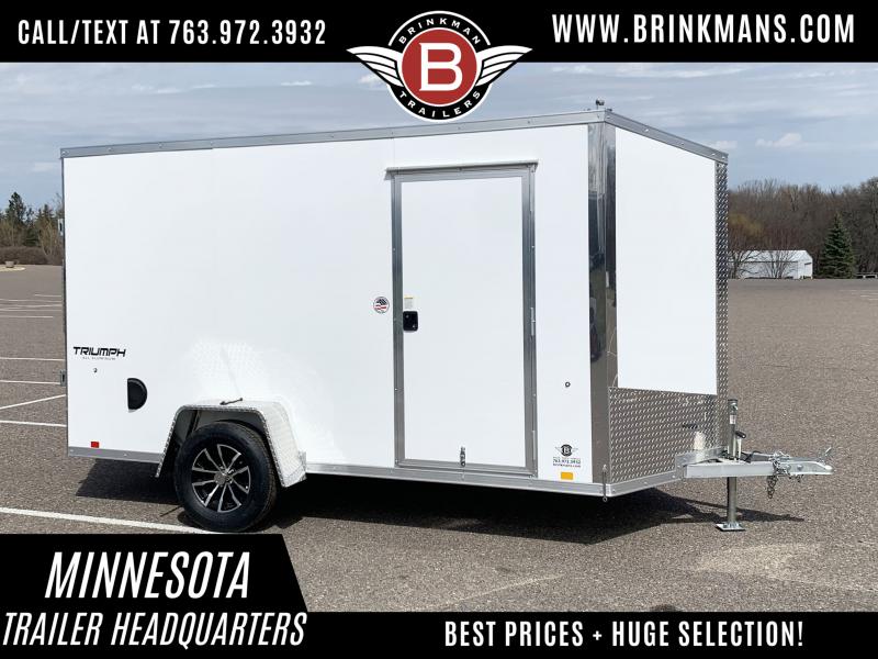 Formula 6x12 Triumph Aluminum Enclosed Cargo  Trailer - Rear Ramp! pIWEXAs4hzhf