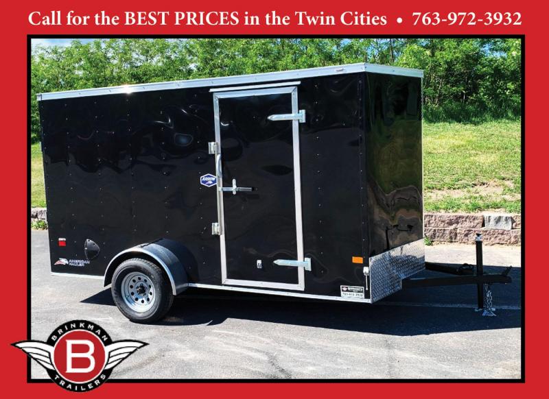 Deluxe American Hauler 6x12 Enclosed Trailer - 6'6" Int. - Rear Ramp! Deluxe American Hauler 6x12 Enclosed Trailer - 6'6" Int. - Rear Ramp!