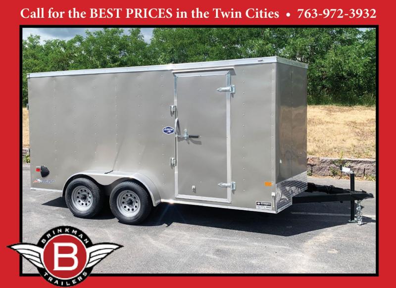 American Hauler 7x14 Enclosed Trailer - 6'6" Int. - Rear Ramp! American Hauler 7x14 Enclosed Trailer - 6'6" Int. - Rear Ramp!
