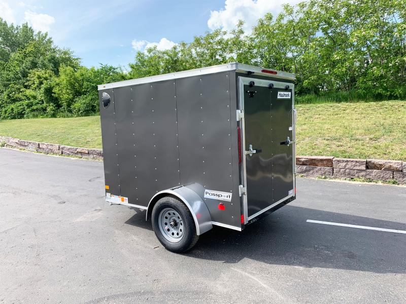 CLEARANCE Haulmark 5x8 Enclosed Cargo Trailer Side Door & Rear Ramp