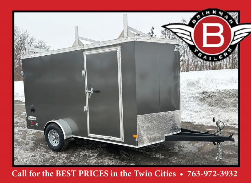 Haulmark 7x12 Enclosed Contractor Trailer - Double Rear Doors - Ladder Racks! Haulmark 7x12 Enclosed Contractor Trailer - Double Rear Doors - Ladder Racks!