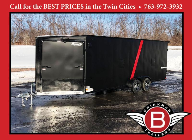 Formula 7x27 (22'+5'V) Aluminum Enclosed Snowmobile Trailer - 7' Int. Formula 7x27 (22'+5'V) Aluminum Enclosed Snowmobile Trailer - 7' Int.