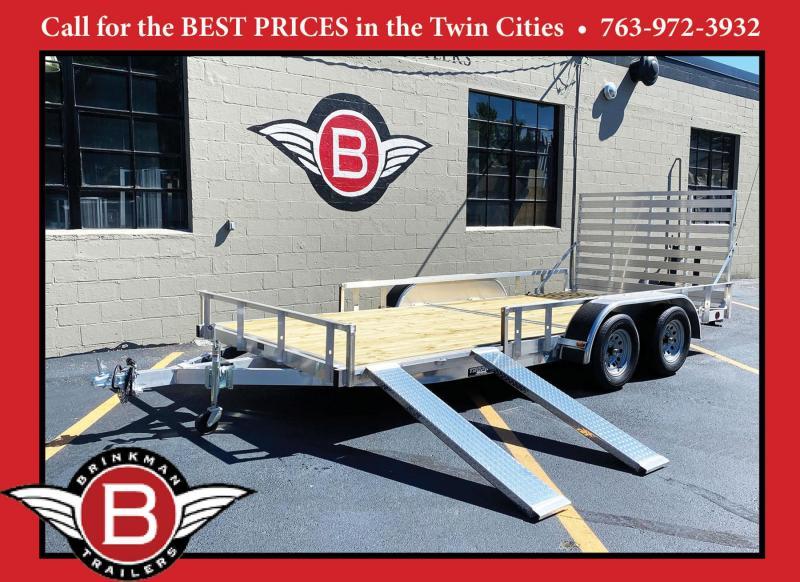 Quality Trophy 7x16 Aluminum ATV Trailer - Rear Ramp - Side Ramps! Quality Trophy 7x16 Aluminum ATV Trailer - Rear Ramp - Side Ramps!